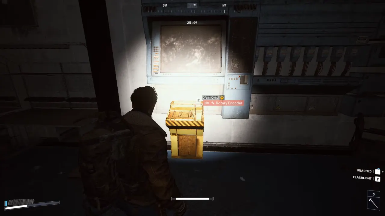 Control Room yellow terminal to use Rotary Encoder