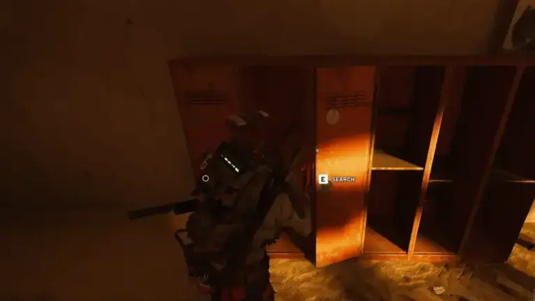 Player looting red locker in Red Tower to get humidifiers in ARC Raiders.