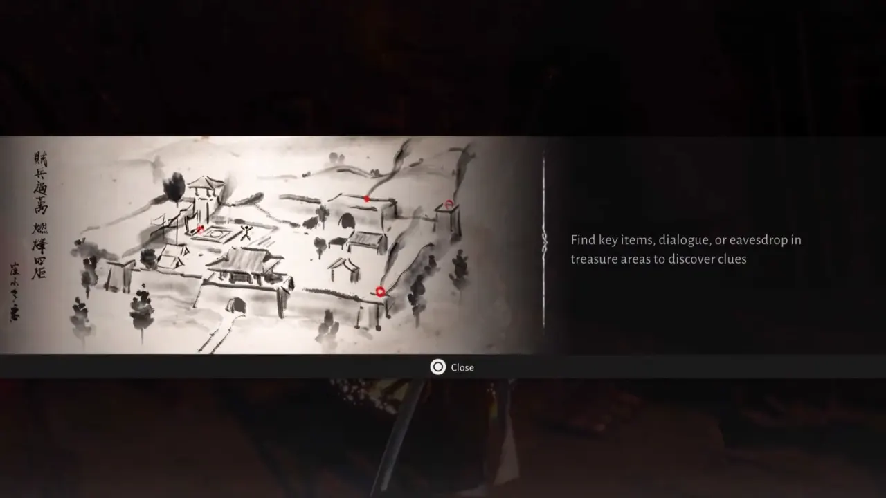 WWM map with location markers to light fire contraptions.