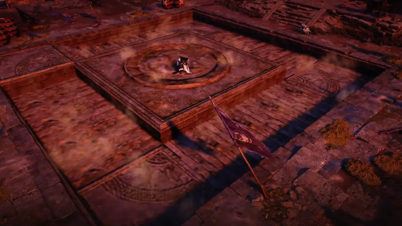 young master using mighty drop on pressure plate - WWM.