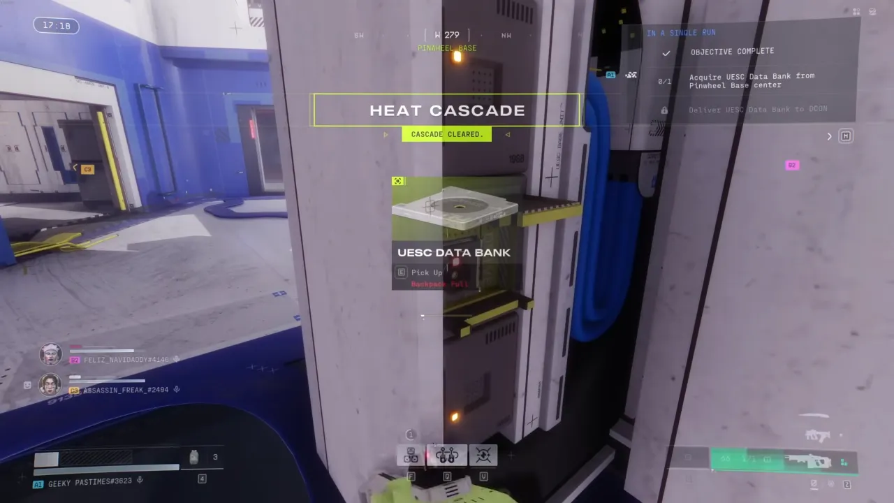 Marathon Parasitism 1 - Ejected UESC Data Bank in Pinwheel Base room.