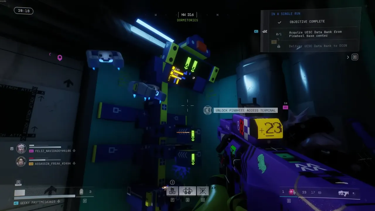 Marathon Pinwheel Access Terminal to use Clearance Code and unlock door.