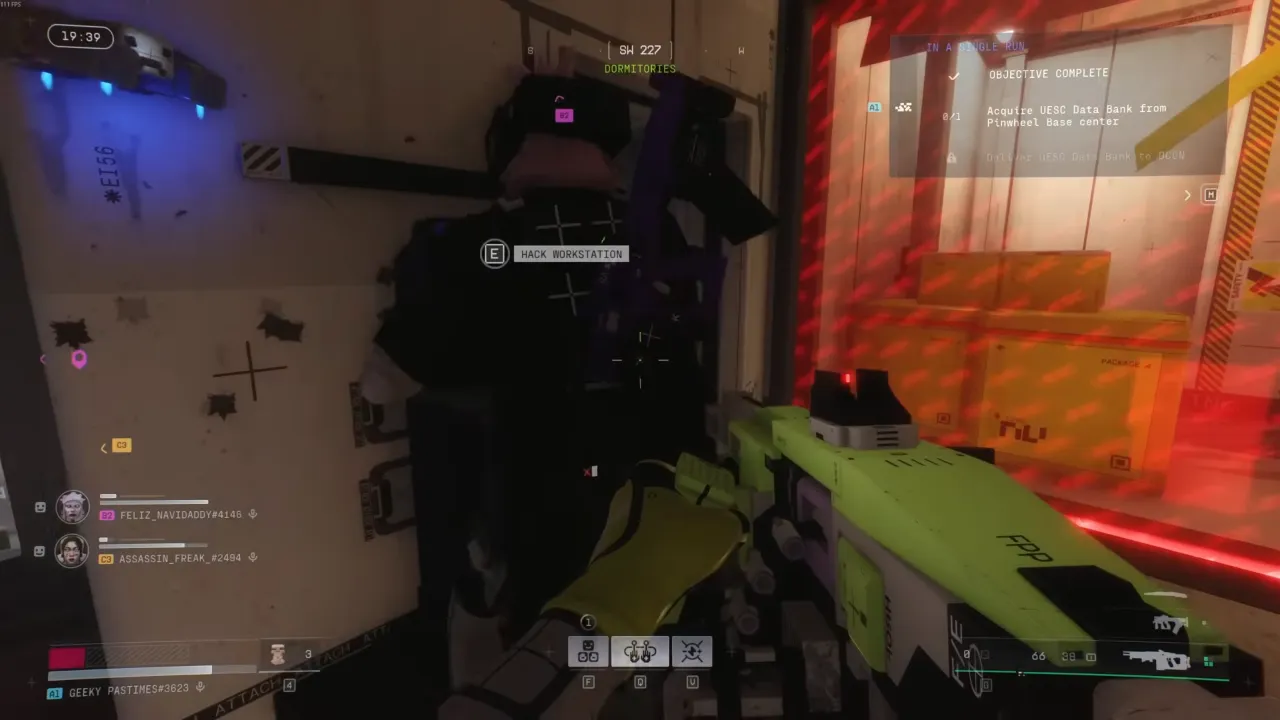 Marathon Pinwheel Entry - Hack Workstation terminal