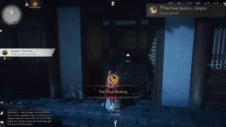 Where Winds Meet The Final Destiny - Qinghe Trophy Unlock Guide