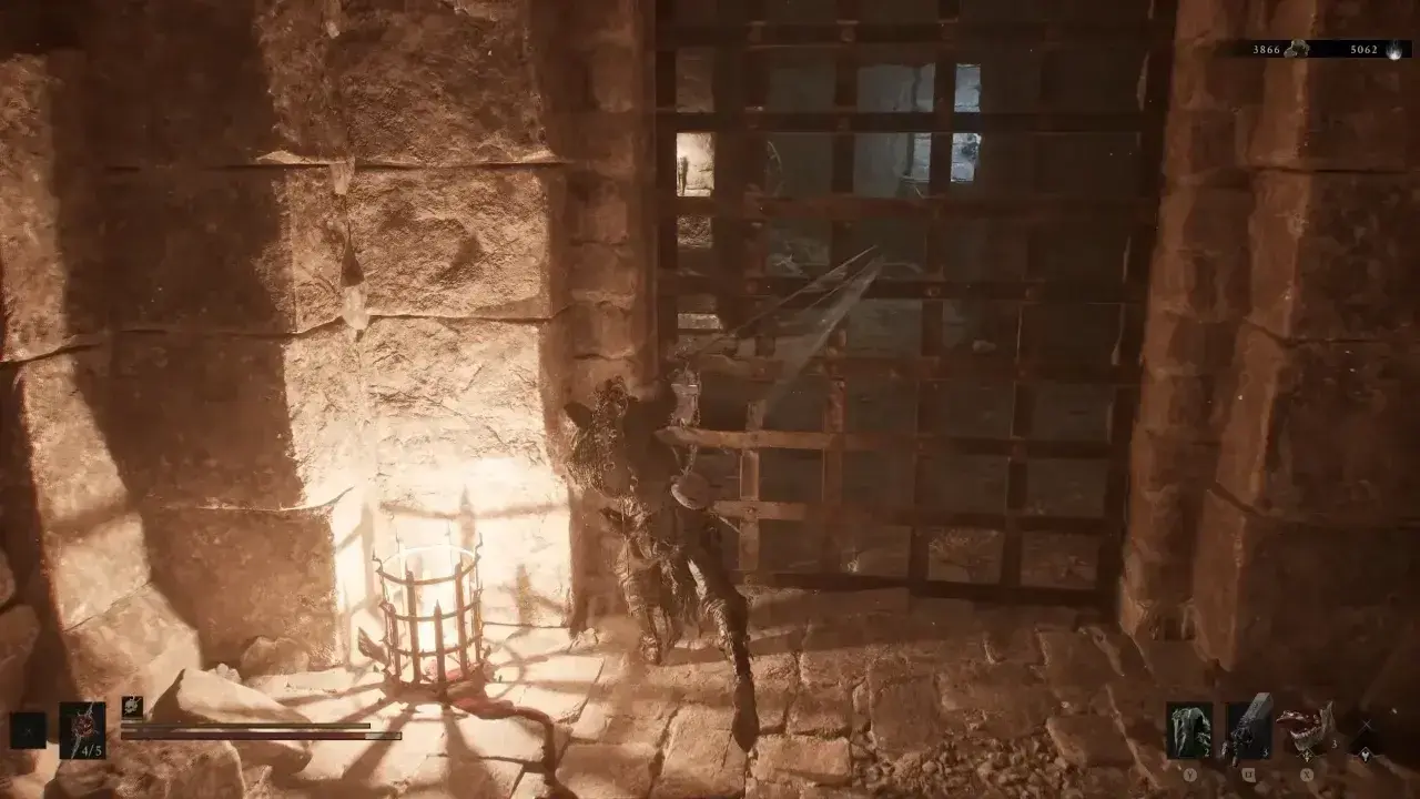 Break the lock of locked prison cell to escape.