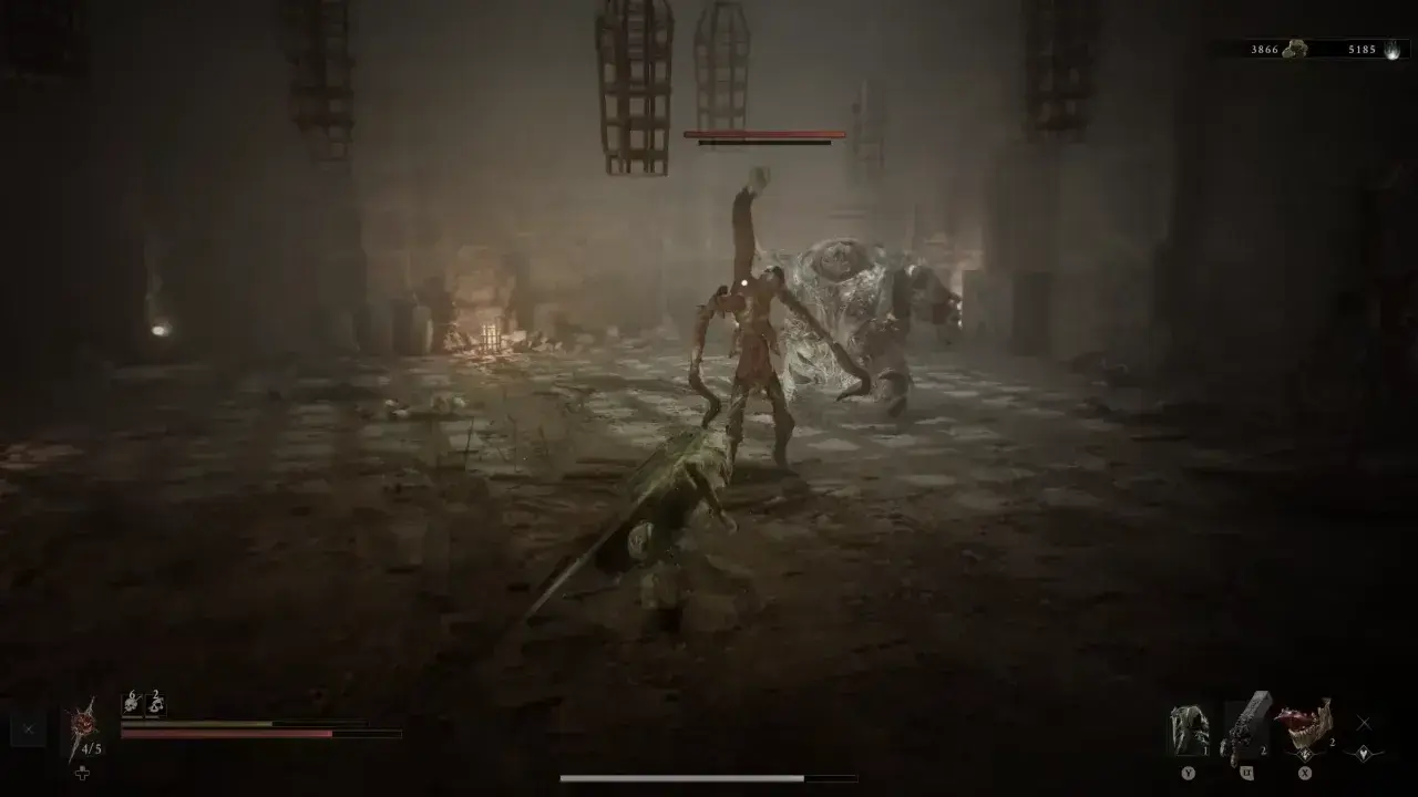 Defeat Knight of Mammon and Foul knights inside chamber.