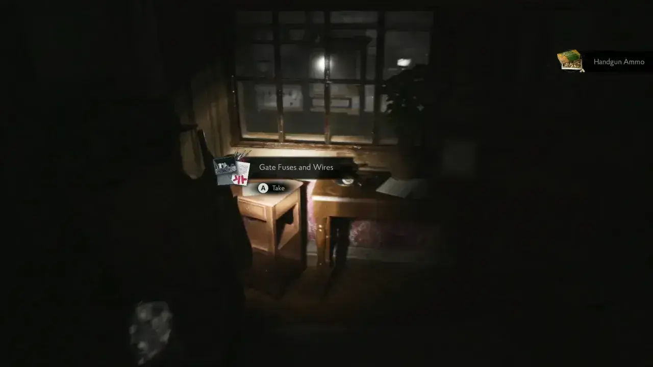 Gate Fuses and Wires location in Apartment 6.