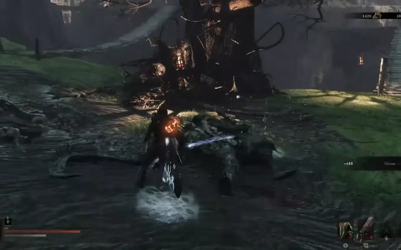 Mortal Shell 2 - Collected Gloom from the boss drop.