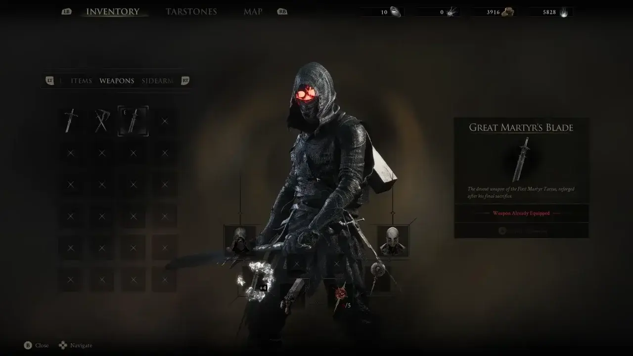 Mortal Shell 2 Great Martyr’s Blade overview