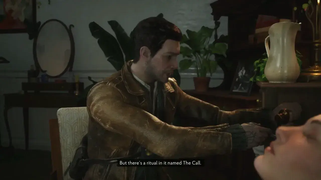 Calvin Rafferty's opening cutscene with unconscious Faye.