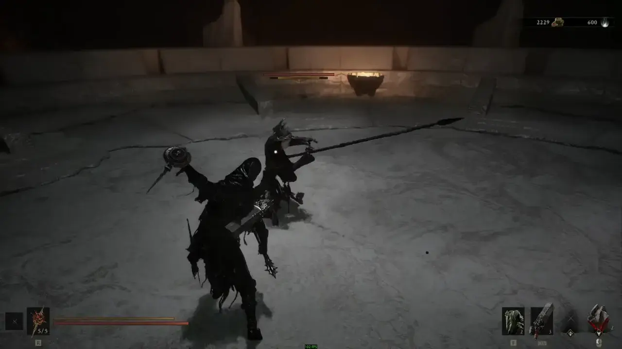 Performing parry in Mortal Shell 2