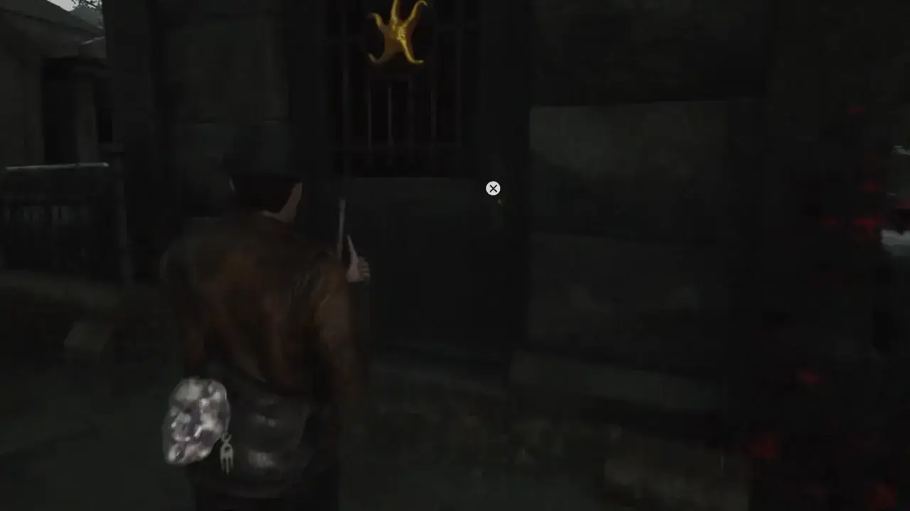 Star symbol locked door.
