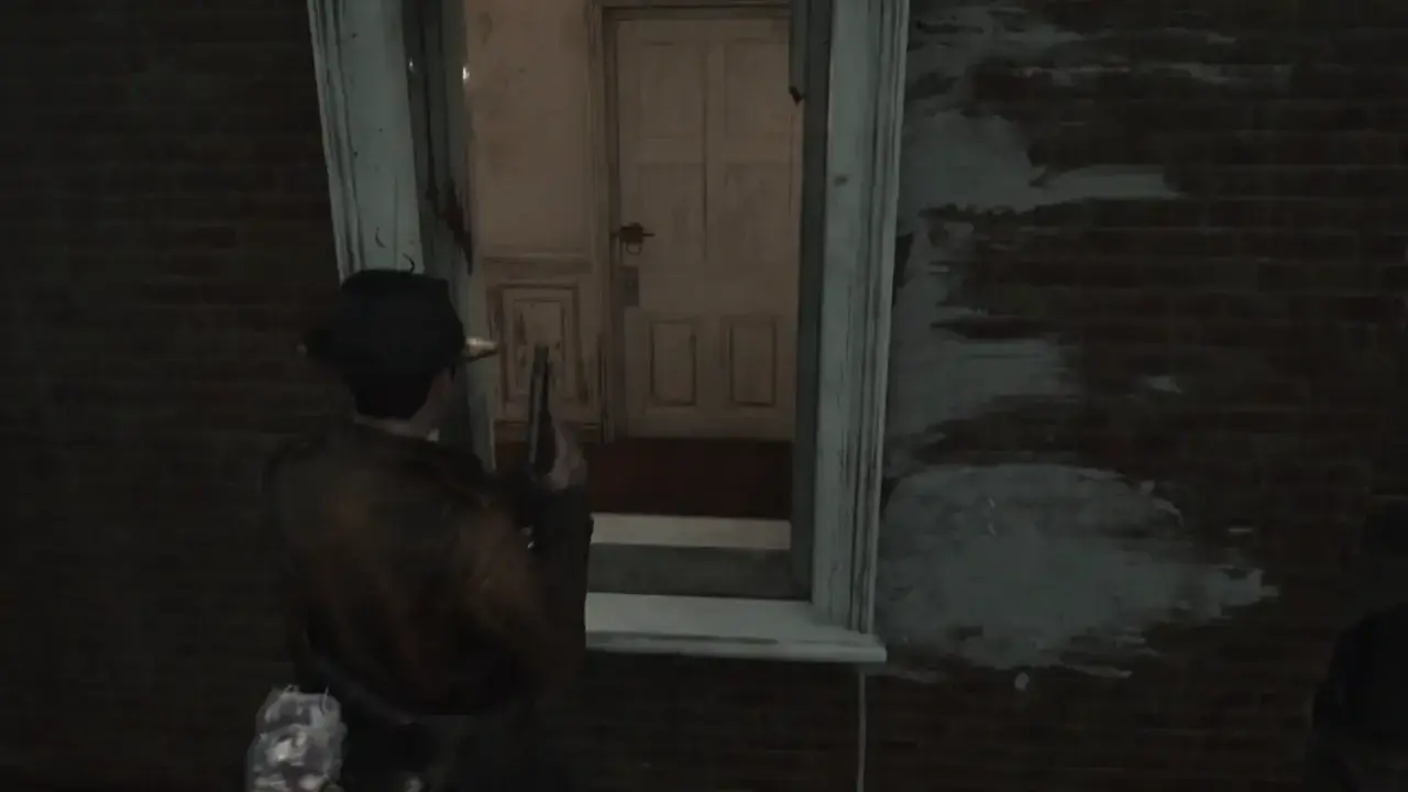 Open Window to climb inside the building.