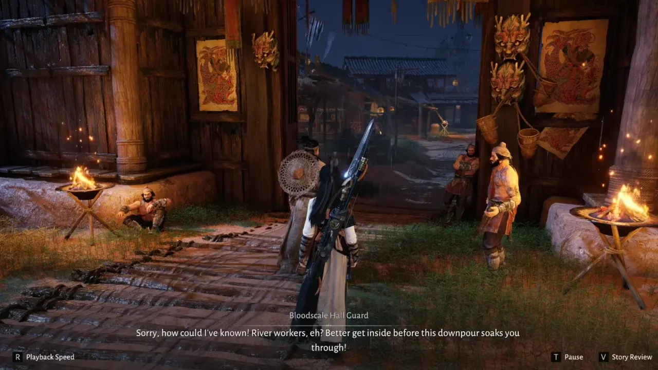 Bloodscale hall guard investigation - Where Winds Meet Heavenfall