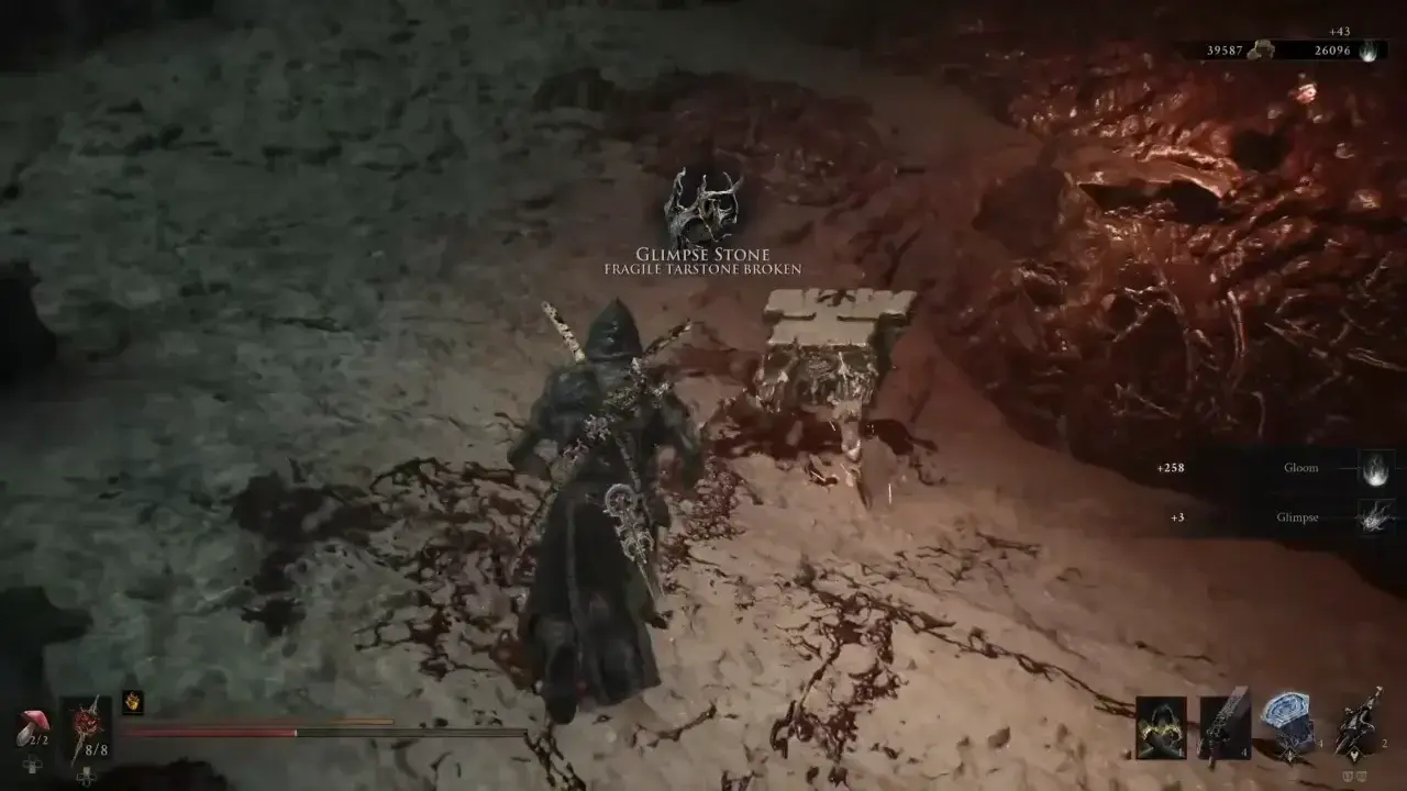 Glimpse Stone broke after killing 20 enemies in Mortal Shell 2.