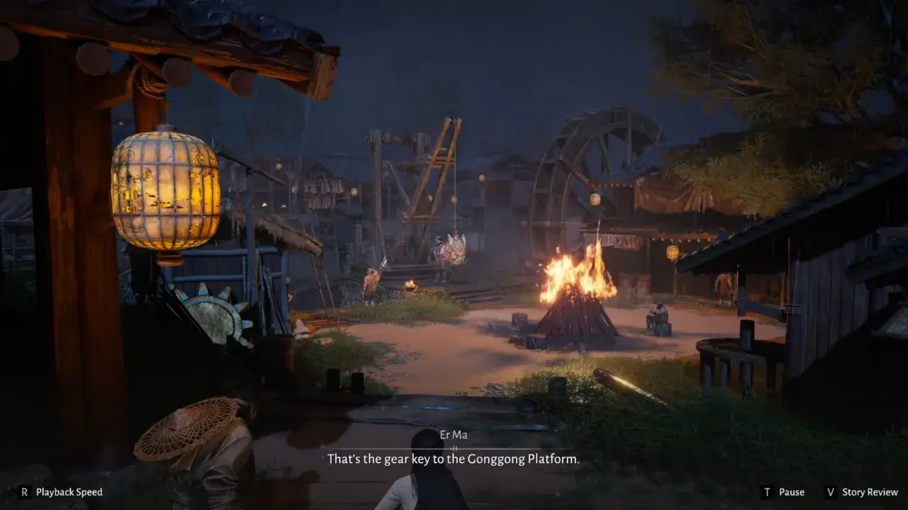 Defeat guards at water puzzle area - Where Winds Meet Heavenfall Campaign