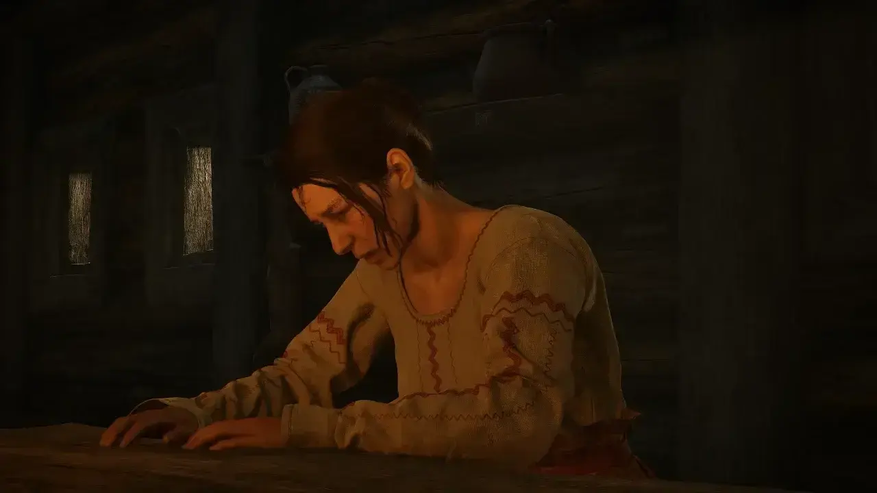 Coen's mom Esme in The Blood of Dawnwalker