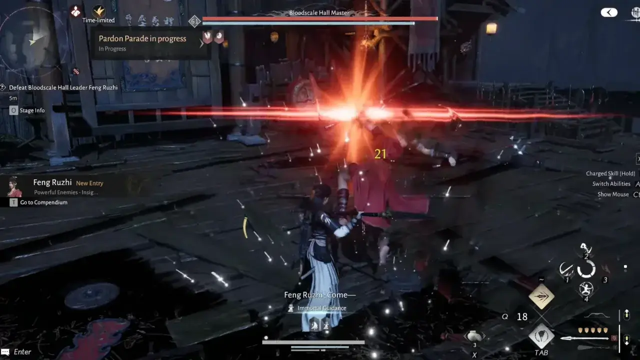 Feng Ruzhi boss - Where Winds Meet Heavenfall Campaign