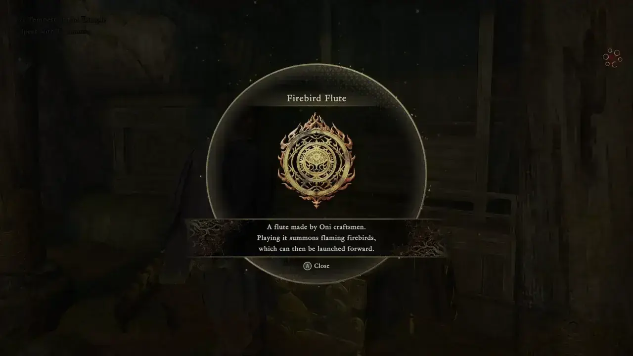 Onimusha Way of the Sword Firebird Flute