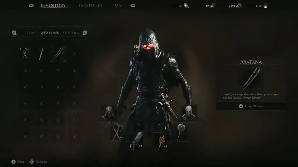 Mortal Shell 2 Axatana Weapon Overview