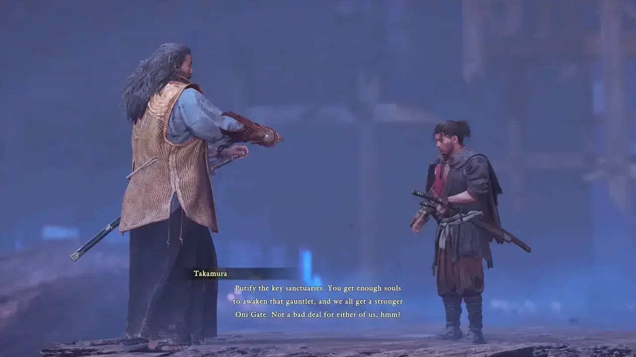 Onimusha Way Of The Sword The Ruckus at Rendaino - Takamura's offer to Musashi