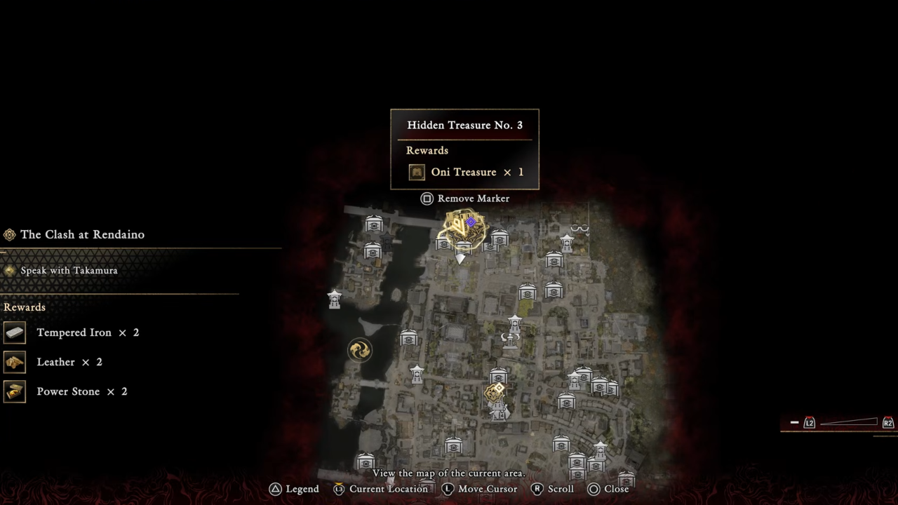 Onimusha Way of the Sword Chance Encounter #11 map location