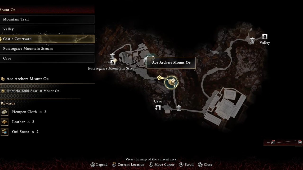 Onimusha Way of the Sword Chance Encounter #14 map location img2