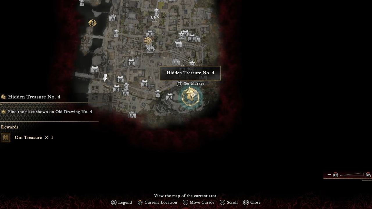 Onimusha Way of the Sword Chance Encounter #15 map location img2