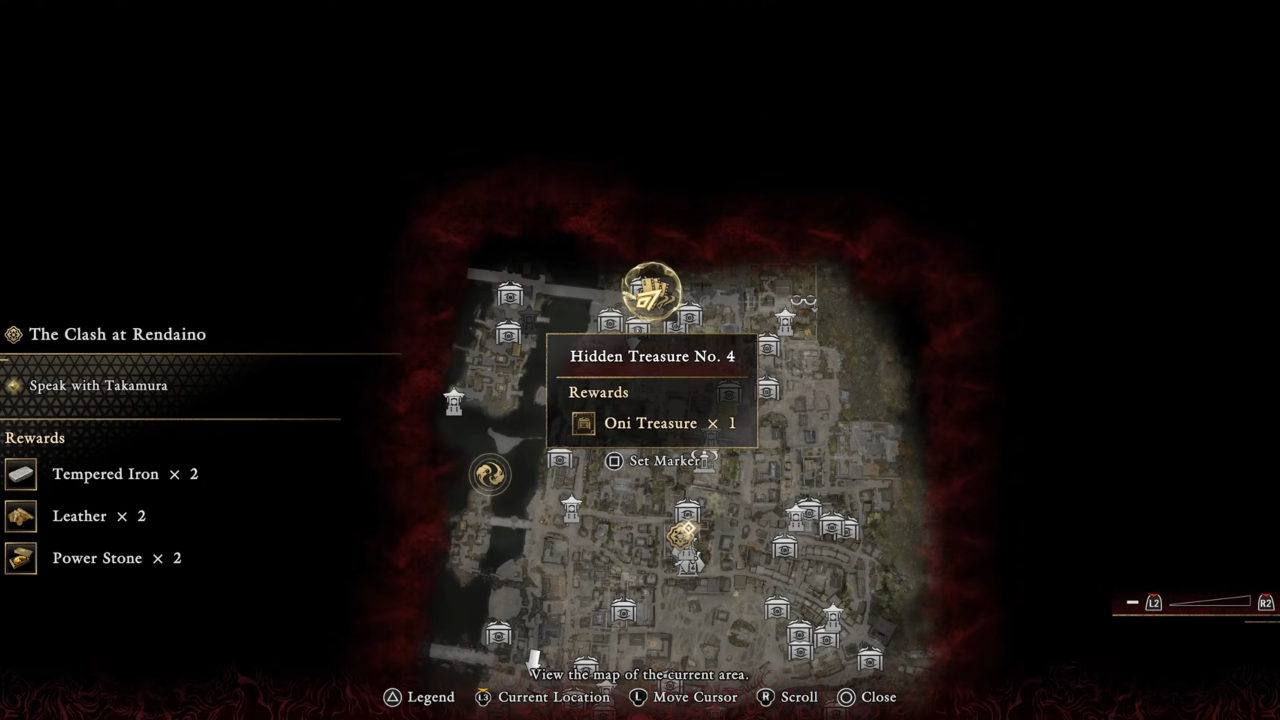 Onimusha Way of the Sword Chance Encounter #15 map location