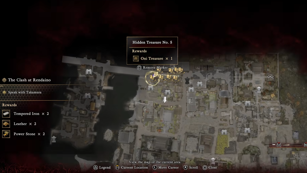 Onimusha Way of the Sword Chance Encounter #17 map location