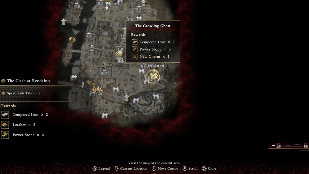 Onimusha Way of the Sword Chance Encounter #5 map location