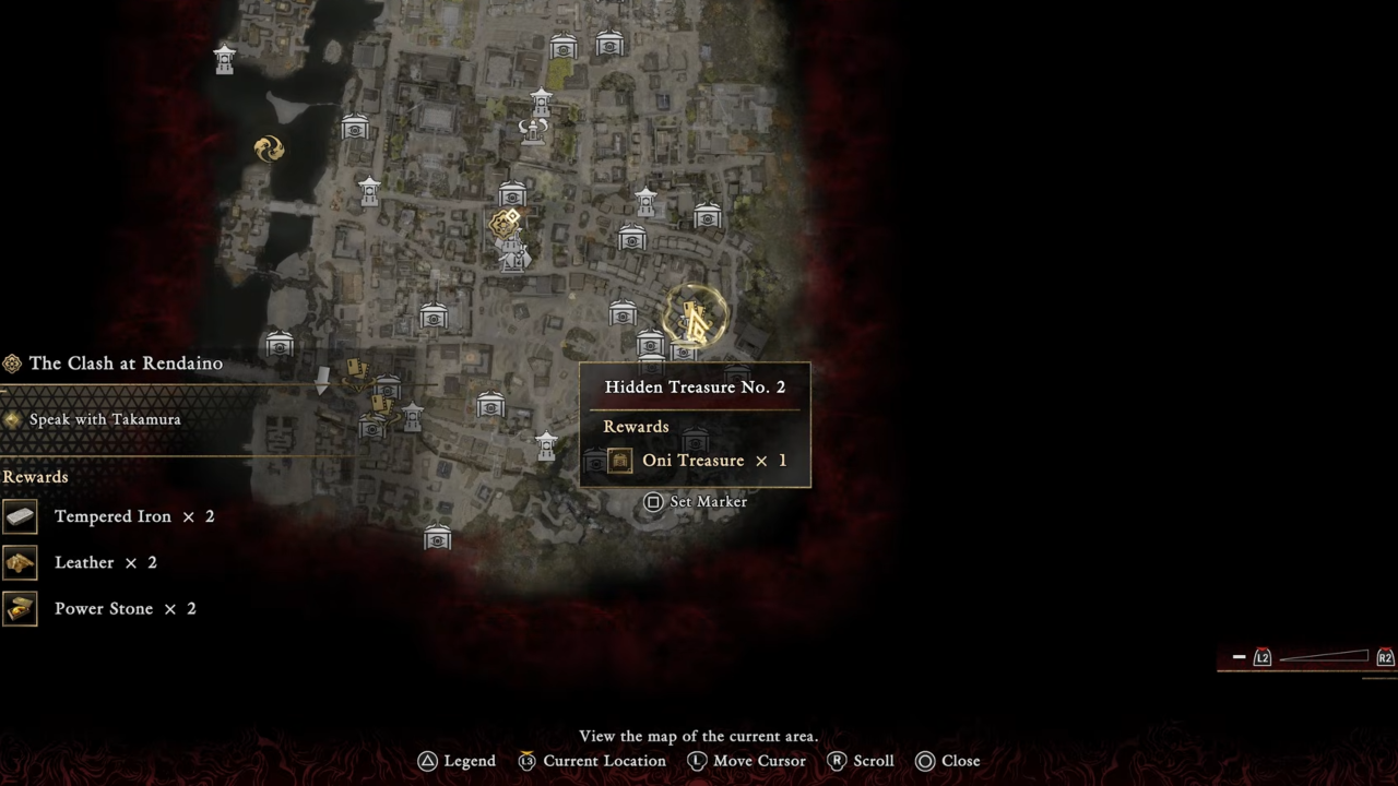 Onimusha Way of the Sword Chance Encounter #8 map location
