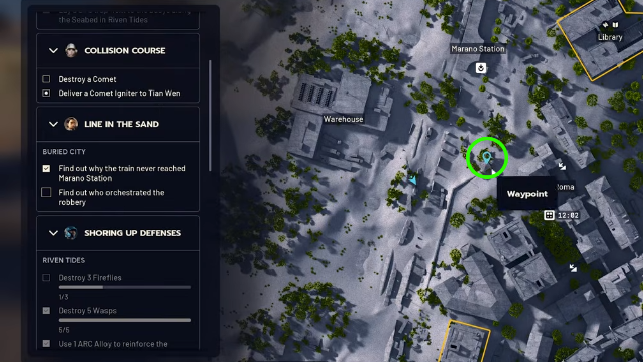 Robbery evidence map location in ARC Raiders