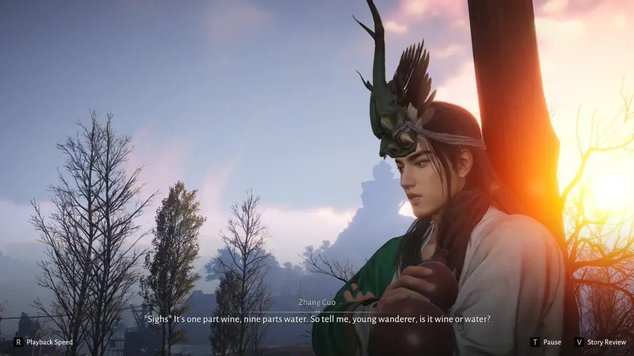Talk to Zhang Cuo - Where Winds Meet Gameplay Heavenfall Campaign
