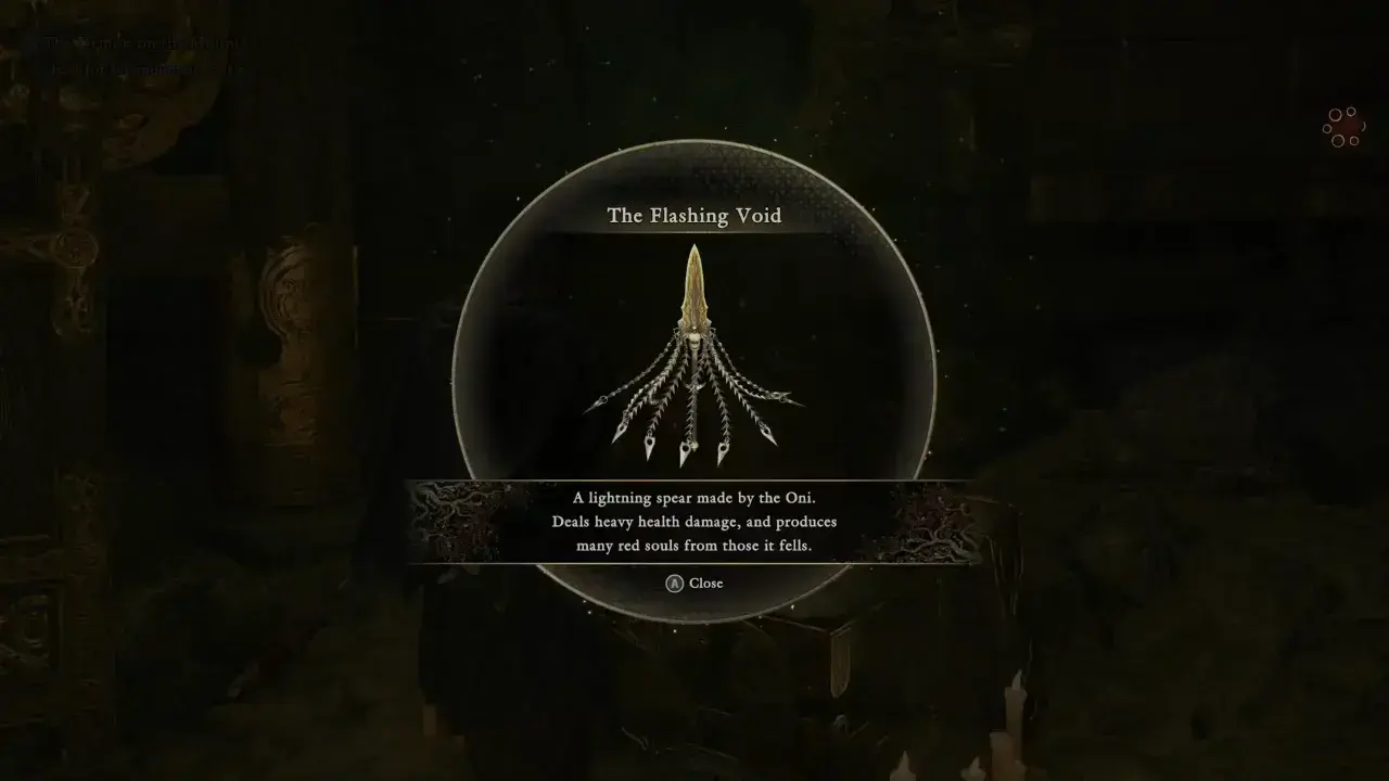 Onimusha Way of the Sword The Flashing Void