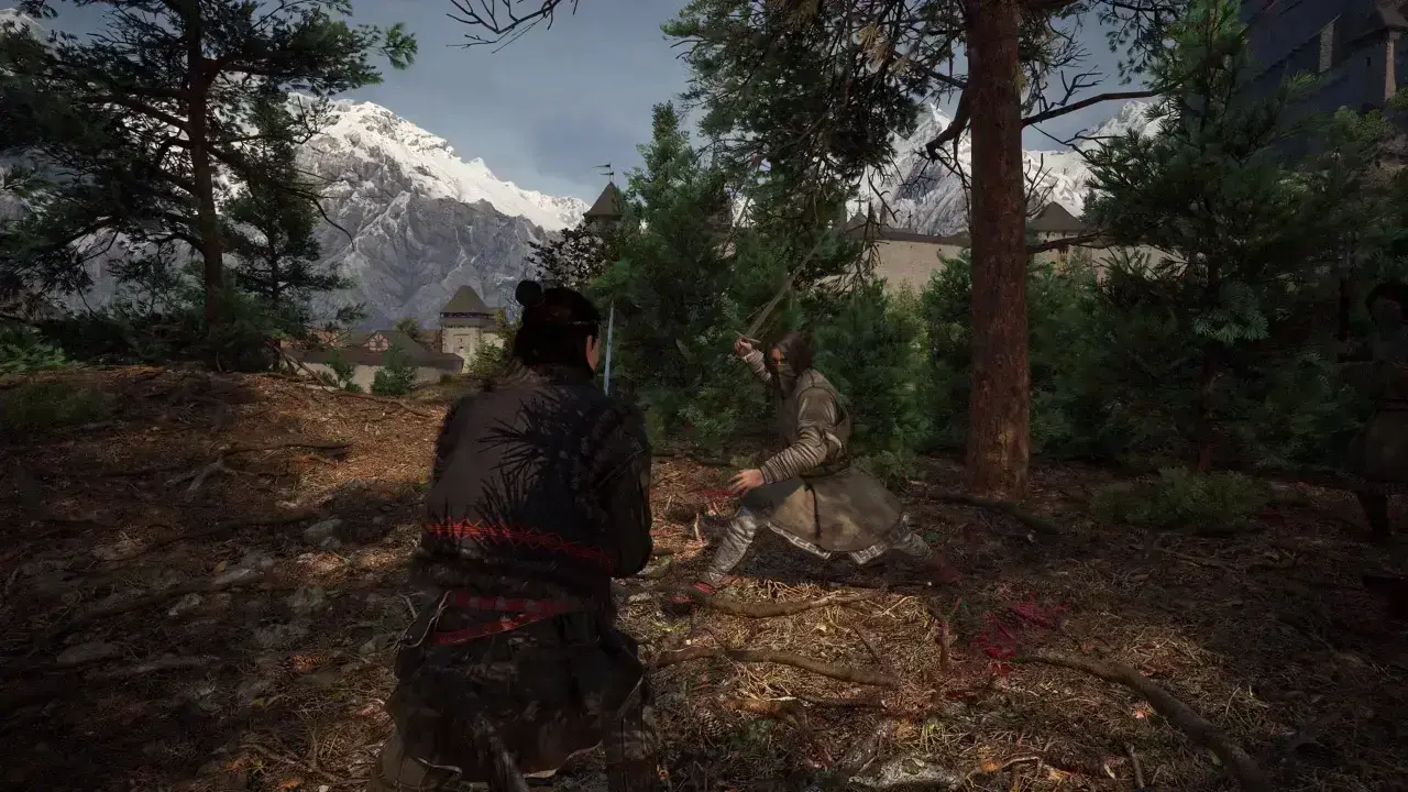 Human Coen fight scene during the day.