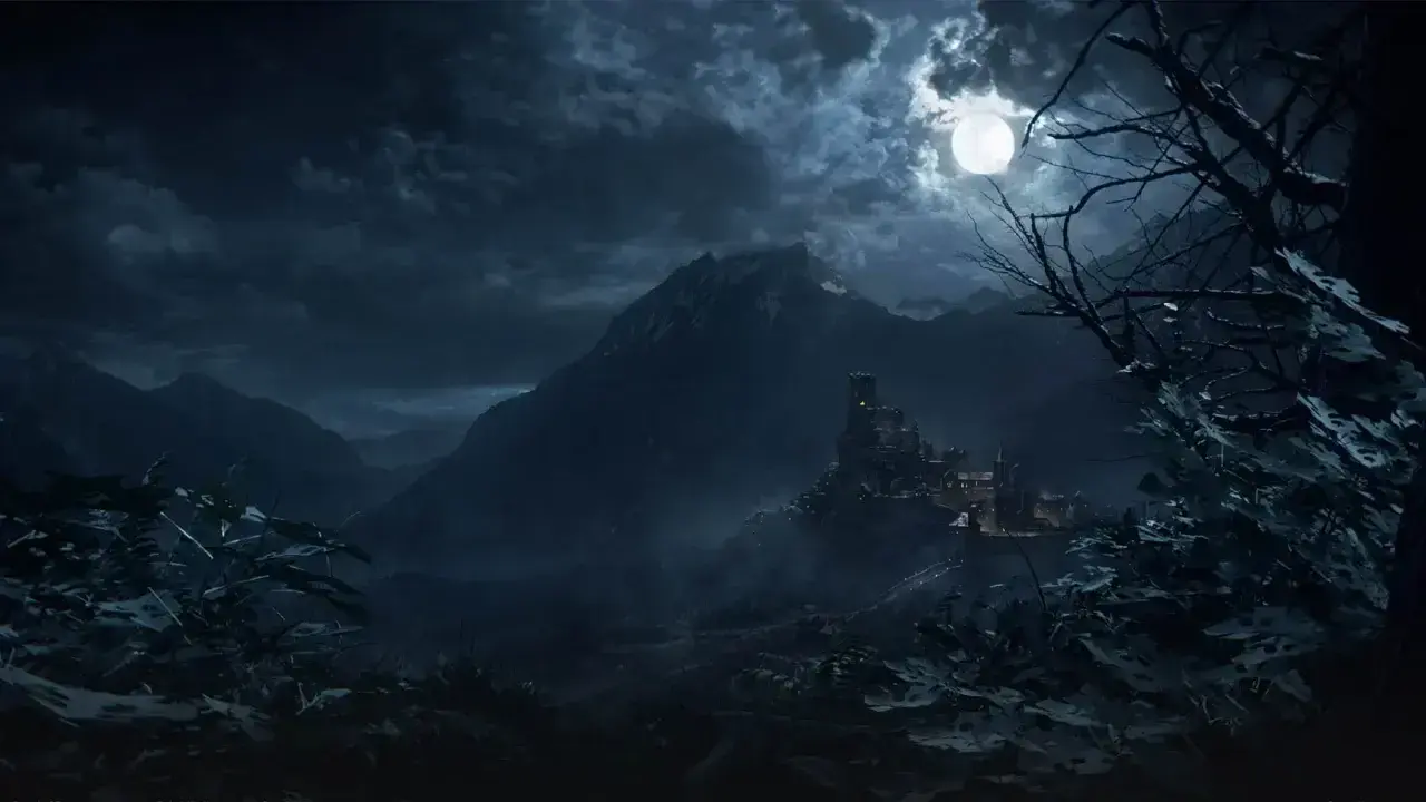 The Blood of Dawnwalker night view of Vale Sangora.