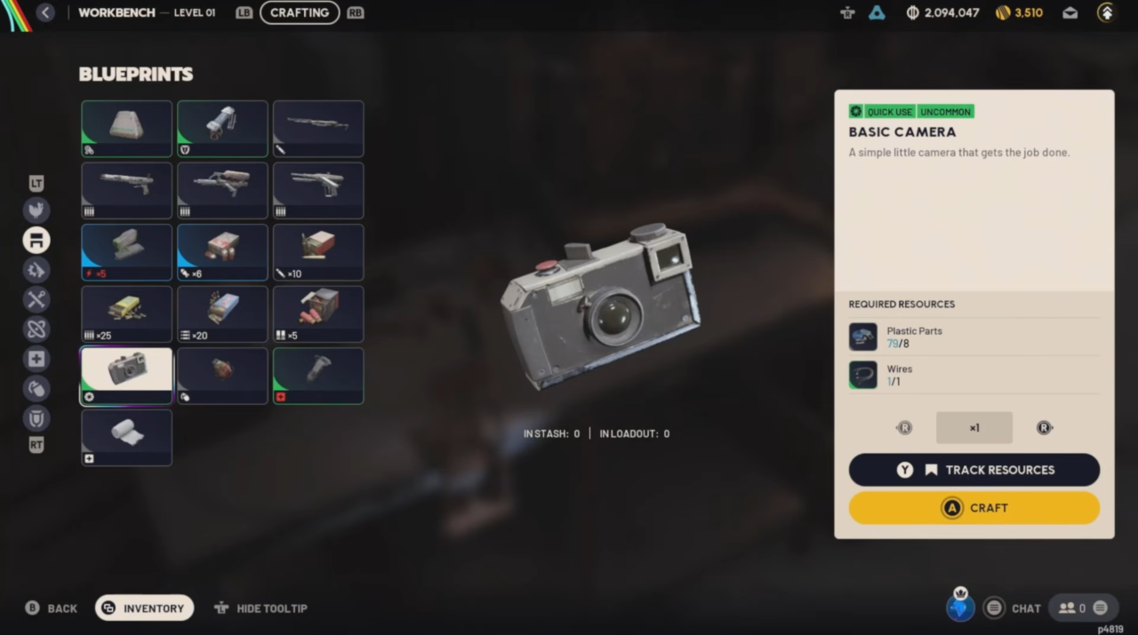 Arc Raiders Basic Camera item