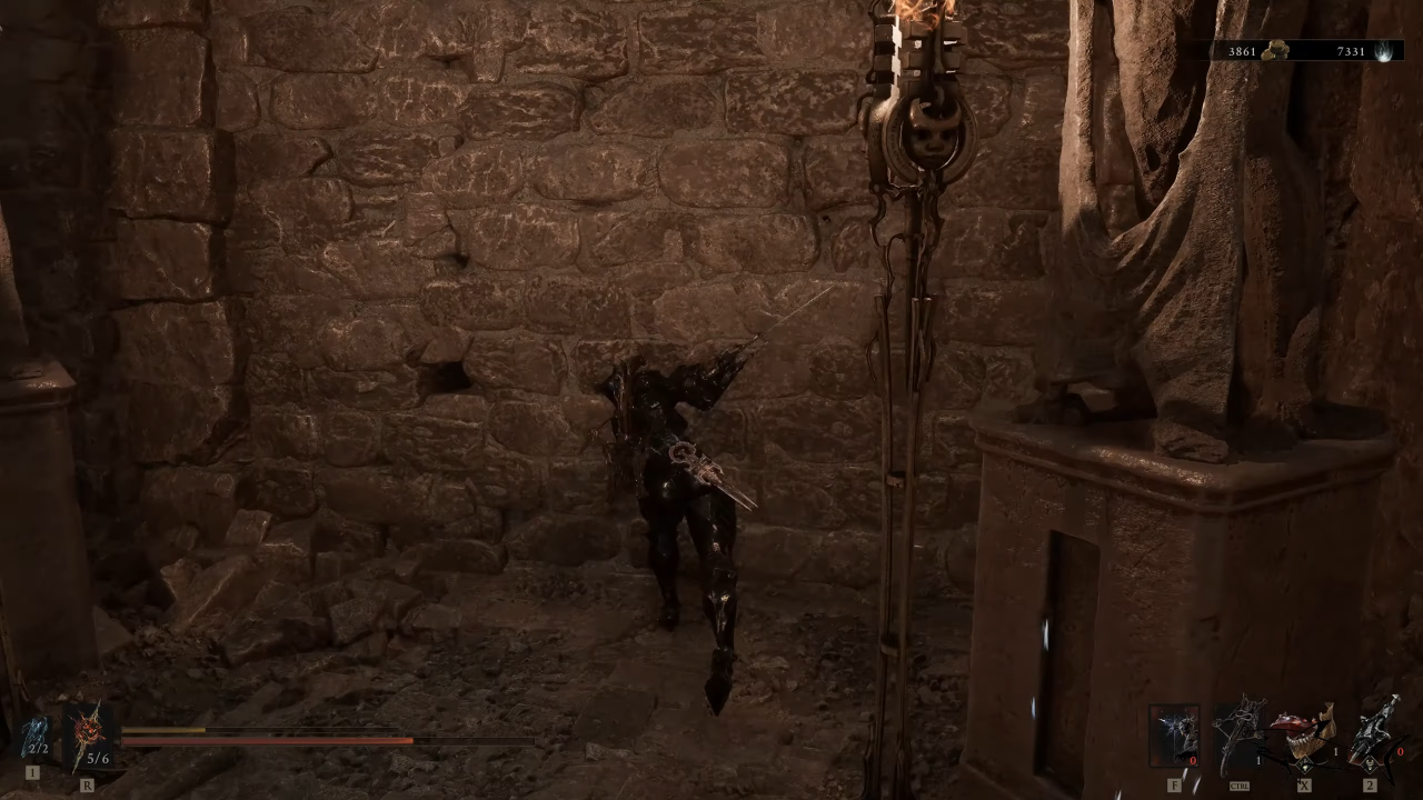 Break the illusory wall in the hallway