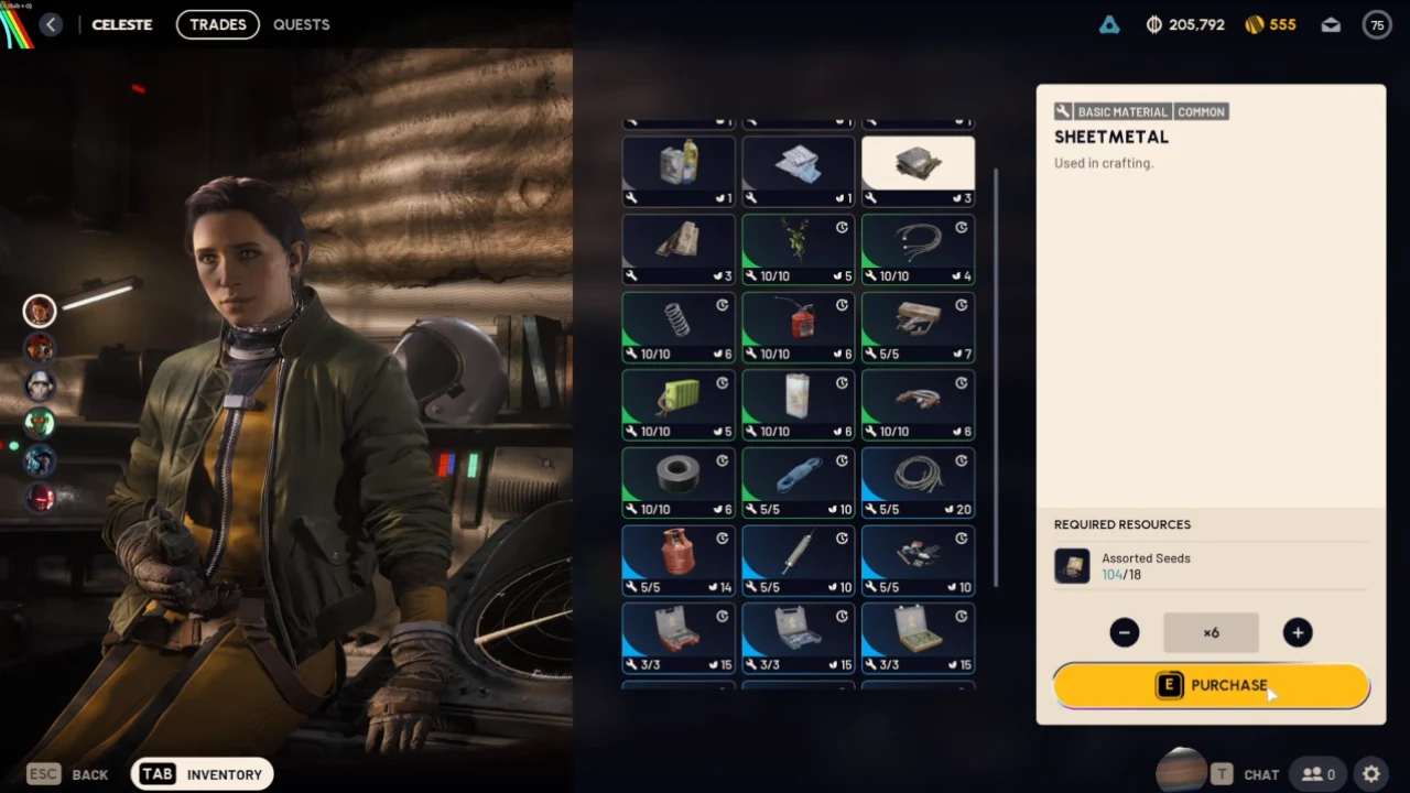 Sheet Metal in Trader shop - ARC Raiders