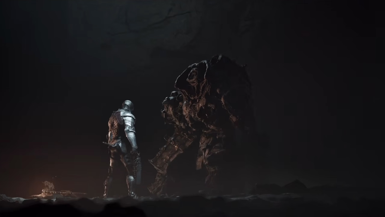 Mortal Shell 2 prologue Tar Golem boss fight