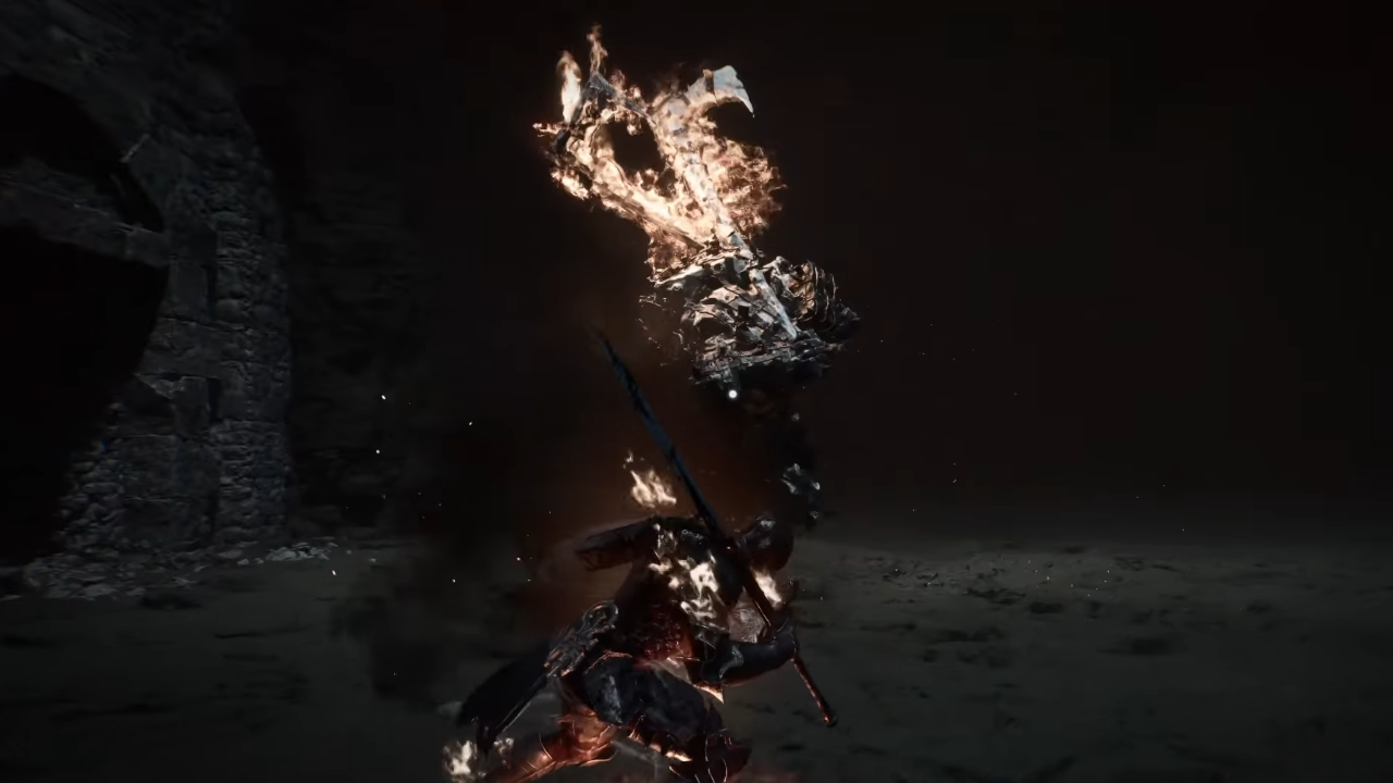 Mortal Shell Tar Golem boss fight 1