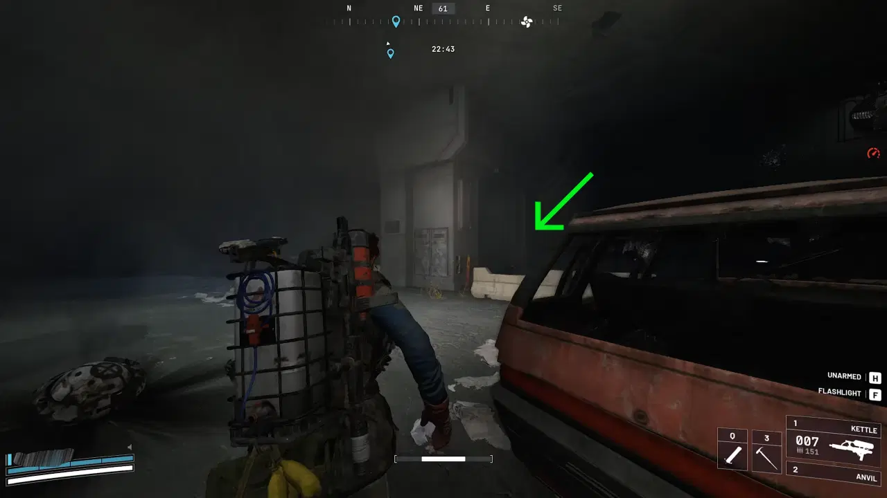Go to this marked opposite side of the booth to find the terminal
