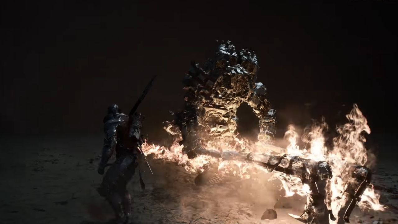 Mortal Shell Tar Golem boss fight 2