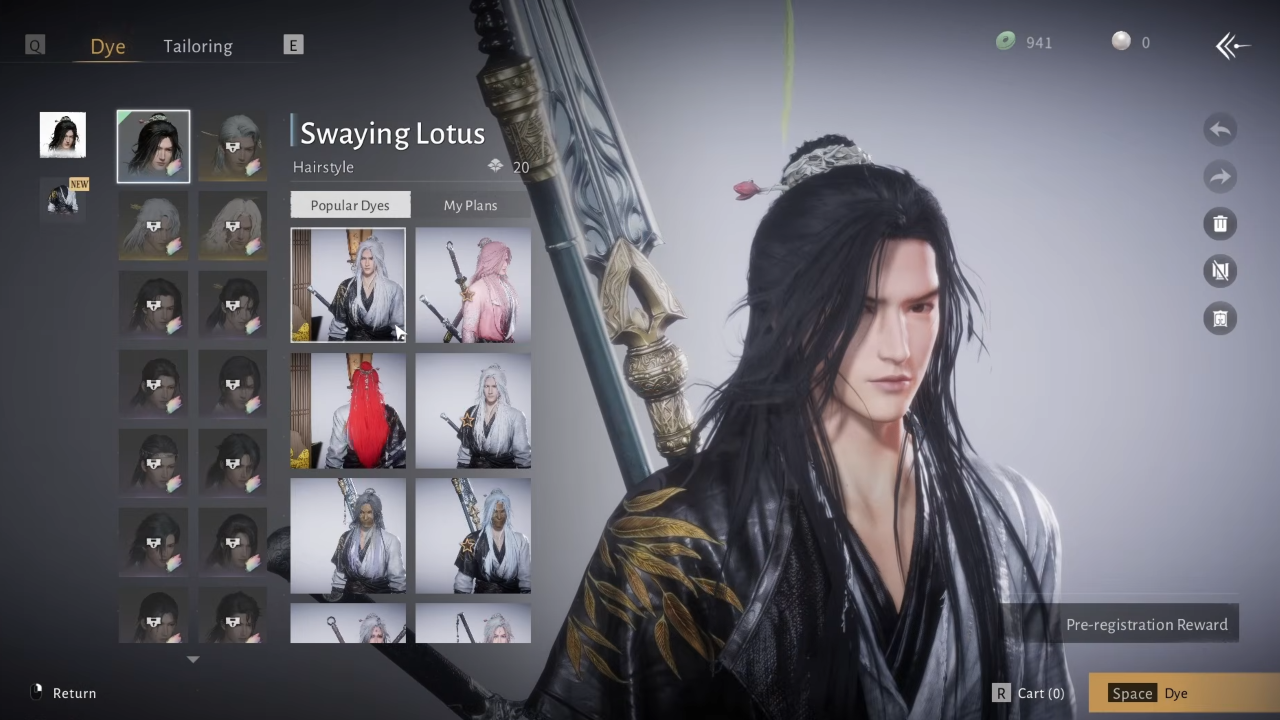 How to Get Hairdye in Where Winds Meet