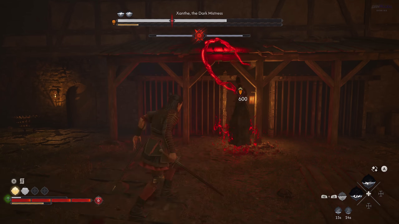 The Blood of Dawnwalker Xanther boss fight