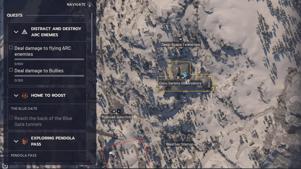 Mini Pump Locations on Pendola Pass map