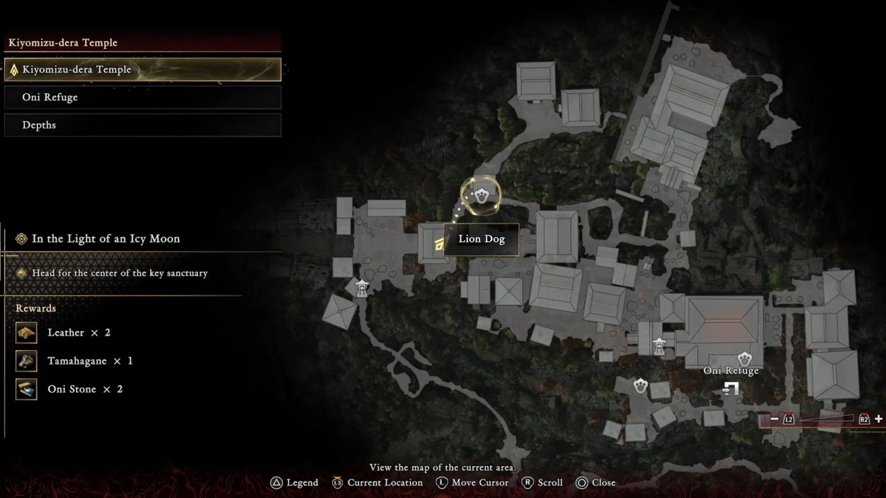 Onimusha WotS Lion Dog #1 Location