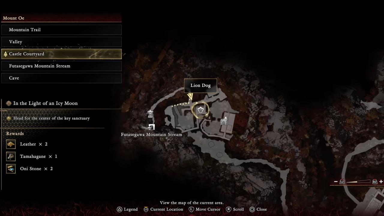 Onimusha WotS Lion Dog #11 Location