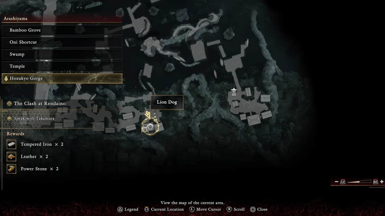 Onimusha WotS Lion Dog #13 Location